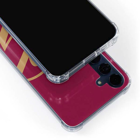 NBA Cleveland Cavaliers Large Logo Galaxy A35 5G Clear Case